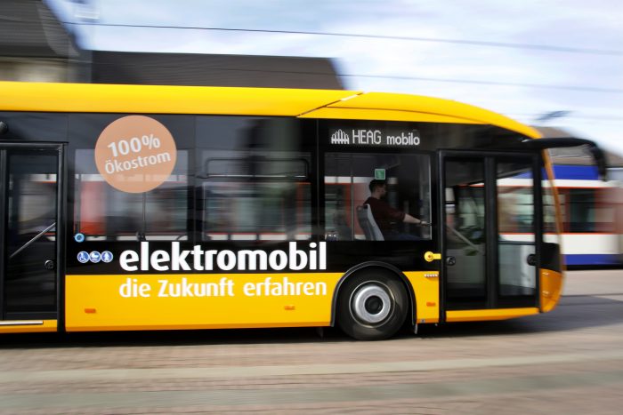 HEAG mobilo erhält Bundesförderung für Elektrobusse und Ladeinfrastruktur