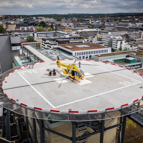 Klinikum Darmstadt Hubschrauberlandeplatz