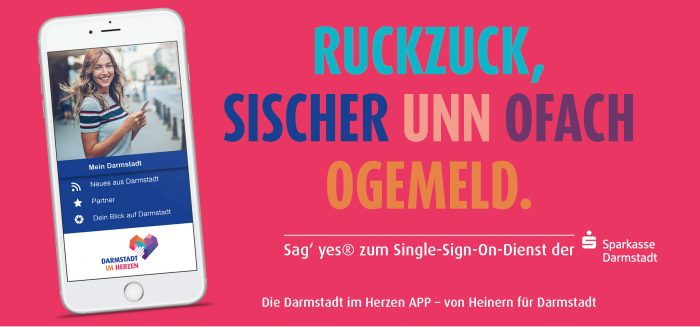 Darmstadt im Herzen APP Heiner Nachbarschaft HEAG Yes Sparkasse Darmstadt