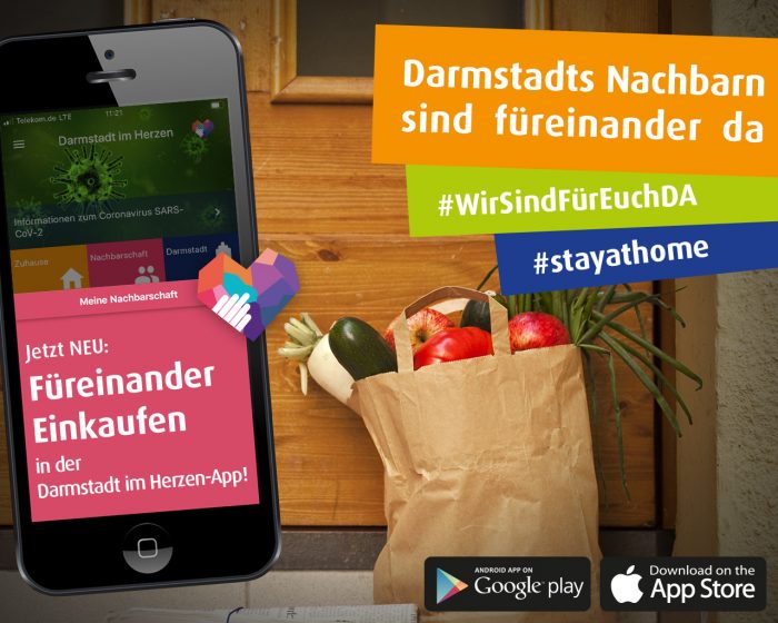 DIH App FuereinanderEinkaufen Nachbarschaft