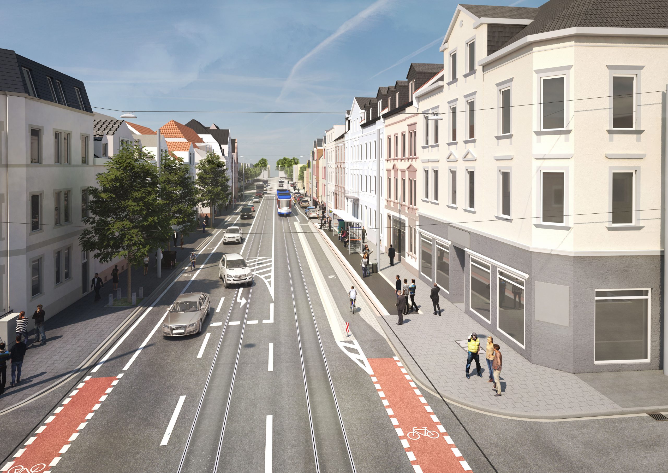 Haltestellen der HEAG mobilo: Zukünftig mehr Komfort - Darmstadt im Herzen