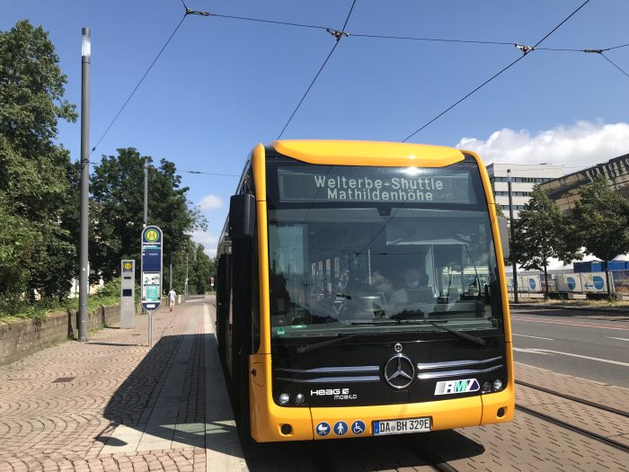 Mathildenhöhe-Shuttle macht Winterpause…