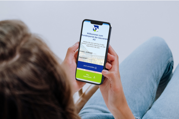 bauverein Kundenportal Darmstadt im Herzen APP Mieter Wohnung
