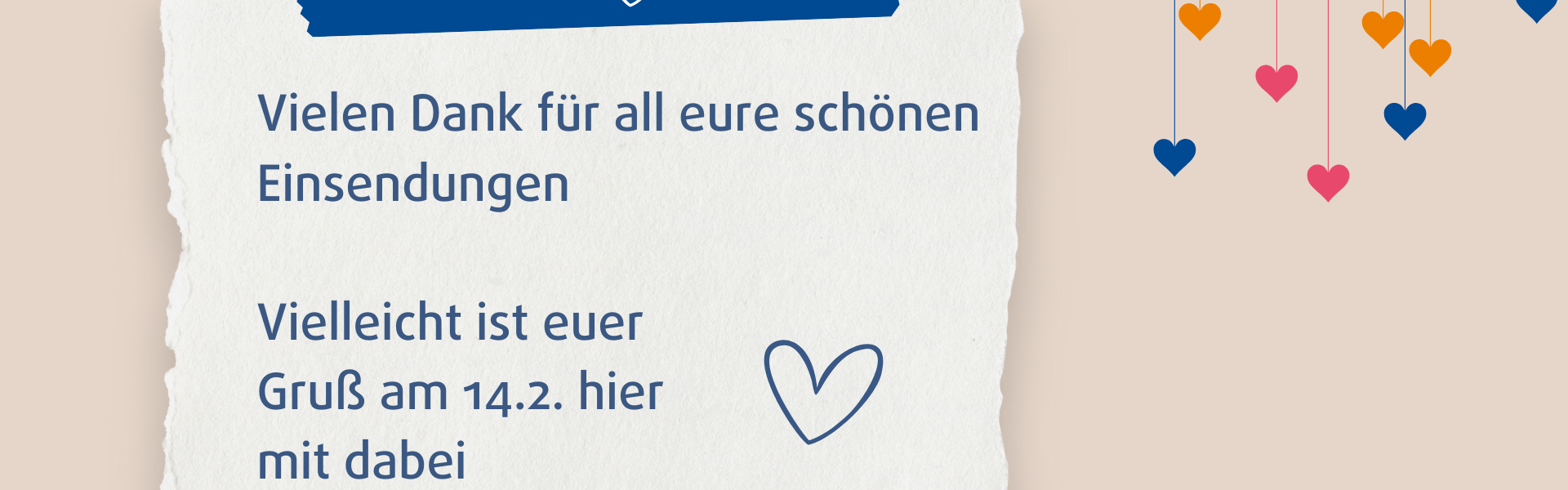 Header Bild Vielen Dank für all eure schönen Einsendungen