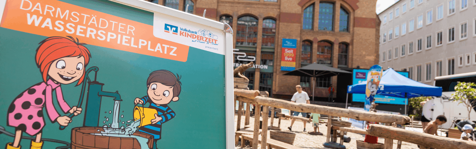 Header Bild Darmstädter Wasserspielplatz von 11. Juli bis 03. August