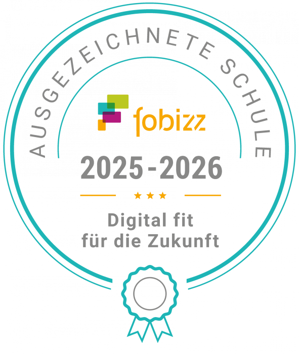Friedrich-List-Schule Darmstadt als „fobizz Schule 2025/26“ ausgezeichnet