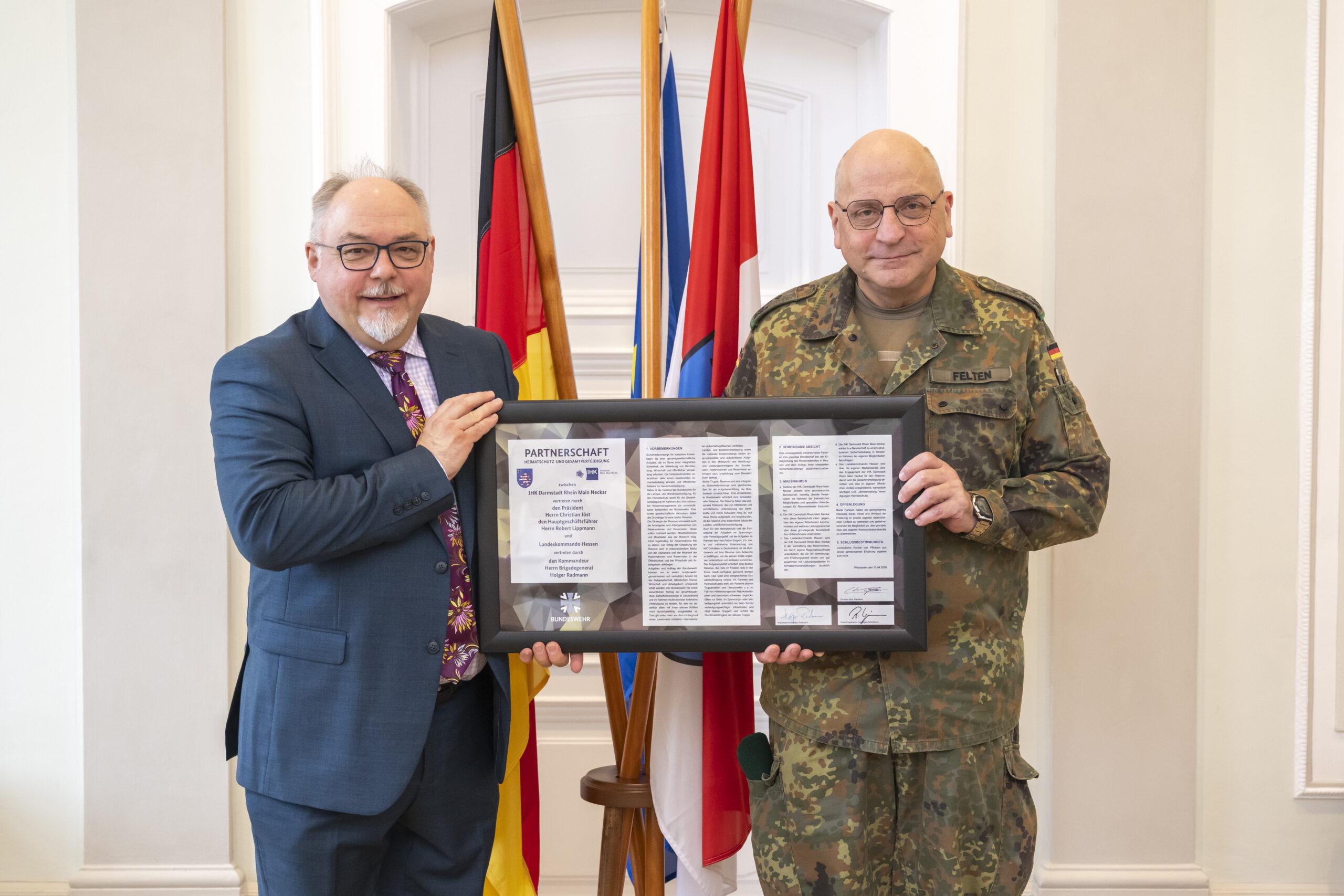 Header Bild IHK Darmstadt kooperiert mit Bundeswehr beim Heimatschutz