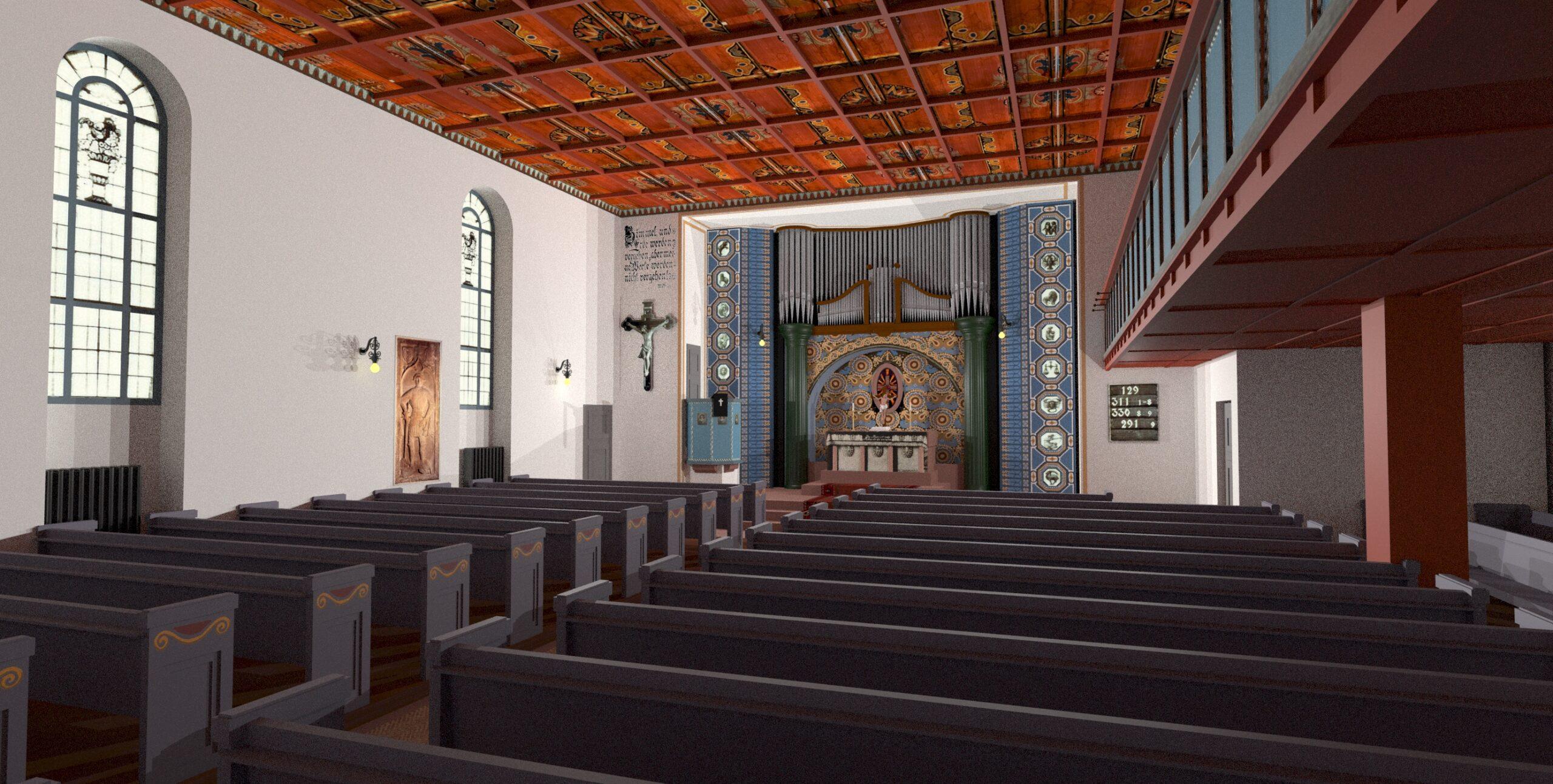Header Bild Dreifaltigkeitskirche Eberstadt als 3D-Rekonstruktion