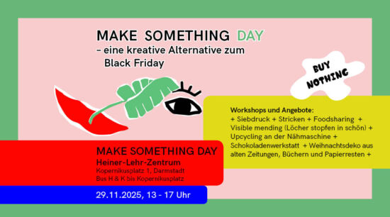 MAKE SOMETIHNG DAY – eine kreative Alternative zu Black Friday
