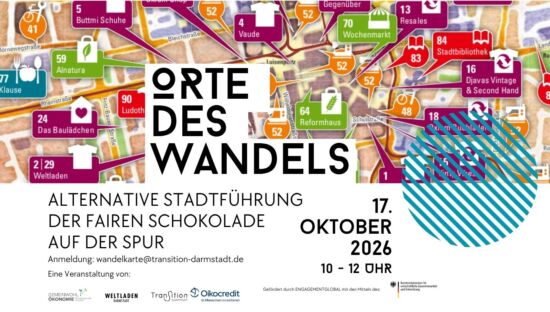 Alternative Stadtführung - der fairen Schokolade auf der Spur